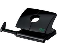 Novus B 216 Re+new Perforateur en plastique recy urable 16 feuilles avec rail de guidage Noir