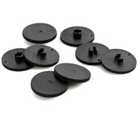 Novus B 2200 Lots de 8 rondelles de rechange pour perforatrice Noir