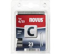 Novus Office Agrafes à dos fin Novus C4/23 1100Pces