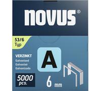 Novus Tools 042-0761 Agrafes fil fin Type 53 5000 pc(s) Dimensions (L x l) 6 mm x 11.3 mm