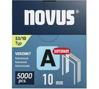 Novus Agrafes à fil fin Type 53 042-0763 10 x 11,3 mm 5000 pièces