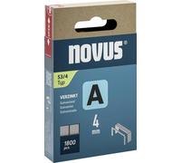 Novus Tools 042-0772 Agrafes fil fin Type 53 1800 pc(s) Dimensions (L x l) 4 mm x 11.3 mm