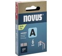 Novus Tools 042-0776 Agrafes fil fin Type 53 800 pc(s) Dimensions (L x l) 6 mm x 11.3 mm