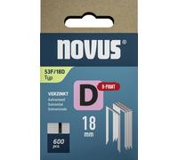 Novus Tools 042-0794 Agrafes fil plat Type 53F 600 pc(s) Dimensions (L x l) 18 mm x 11.3 mm