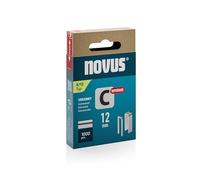 Novus Tools 042-0800 Agrafes à dos étroit Type 4 1000 pc(s) Dimensions (L x l) 12 mm x 6.1 mm