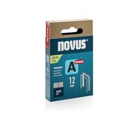 NOVUS TOOLS Agrafes en fil fin de type 53, longueur 12 mm, 800 pièces | Agrafes galvanisées pour la fixation de tissus, cuir, moquettes ou grillage | Idéal pour capitonnage, bricolage et décoration