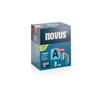 Novus Agrafes type 53 – fil fin 8 mm, super dures, galvanisées – boîte de 5000 pièces