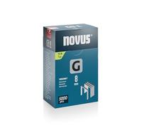 NOVUS TOOLS Agrafes en fil plat de type 11, longueur 8 mm, 5000 pièces