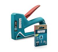 Novus Agrafeuse manuelle J-11 030-0455 – Kit 1800 agrafes 4–8 mm (Type 53) pour bois, tissu, moquette