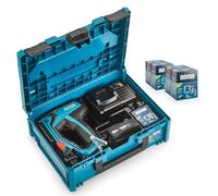 NOVUS TOOLS Agrafeuse sans fil professionnelle J-550 Kit avec 25000 agrafes | Pour agrafes en fil fin 6-14 mm et clous 16 mm │ metaBOX │ Agrafeuse cloueuse compatible avec batterie CAS 18V Li-Ion