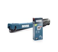 NOVUS TOOLS J-022 Lot de 5000 agrafes agrafeuse légère et robuste en métal massif avec poignée souple et système de charge rapide Pour agrafes à fil fin type 37 de 4 à 6 mm