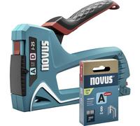 Novus Tools J-25 030-0459 Agrafeuse manuelle pour type d'agrafe Type 53, Type 53F, Type 37, Type 11 Longueur de l'agrafe 4 - 10 mm