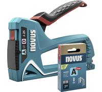 Novus Tools J-25 030-0459 Agrafeuse manuelle pour type d'agrafe Type 53, Type 53F, Type 37, Type 11 Longueur de l'agrafe 4 - 10 mm