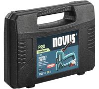 novus 030-0469 novus Handtacker J-50 Kofferset türkis, 1 Set