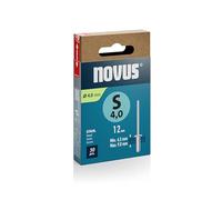 Novus Tools Rivets aveugles en acier Ø 4,0 mm, longueur 12 mm, 30 rivets, épaisseur du matériau 6,5-9,0 mm, idéal pour la fixation et le rivetage de tôles d'acier