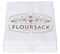 Now Designs Floursack Serviettes de Cuisine, Lot de 3, Bleu Roi/Blanc