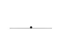 Nowodvorski lighting Applique murale LED Pin - Noir