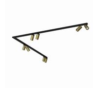 Nowodvorski Mono Corner barre spots 8xGU10 laiton noir