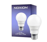 Noxion Lucent Classic LED E27 Poire Dépolie 4.9W 480lm - 827 Blanc Très Chaud | Équivalent 40W