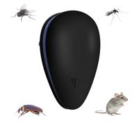 Noxtioanip Ultrason Souris et Rats, Répulsif Ultrason Moustique, Répulsif à Ultrasons pour Souris, Puissant Ultrasonique Contre Les Nuisibles, pour Mouse, Moustique, Araignée, Cafard, Mouche, Fourmis