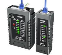 NOYAFA NF-468YS Testeur de câble réseau, testeur de câble Ethernet pour RJ11, RJ12, RJ45, CAT5, CAT6, CAT7, testeur de continuité, test PoE, vérificateur de câble UTP/STP, outil réseau LAN