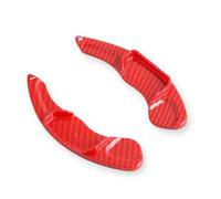 NPPIZPTHB Extension de palettes de changement Compatible avec Ford Mondeo | Compatible avec Ford MK5, Wagon, Taurus, S-MAX, Galaxy, Edge, Sport, Fusion(Carbon fiber red)