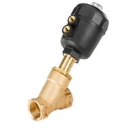 NPT 1'' Double Effet Pneumatique 2 Voies Vanne À Siège Incliné Laiton - 2000 - 464707