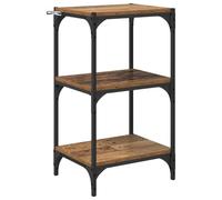 Nqyjm Bibliothèque Bois Ancien 40x33x70,5 cm Salon | Étagère sur Pied Meuble de Rangement, Armoire avec Compartiments pour Bureau, Salle à Manger, Chambre à Coucher