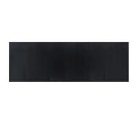 Nqyjm Salon Tapis Rectangulaire Noir 100x300 cm Bambou | Tapis Intérieur pour Cuisine, Buanderie, Chambre, Entrée, Couloir, Facile à Nettoyer