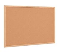 Nqyjm Tableau en Liège avec Cadre en Bois de Pin Massif 60x40 cm Maison | Panneau d'affichage Mural pour Couloir, Salon, Bureau et École, Notes, Photos, Courriers