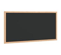 Nqyjm Tableau Noir avec Cadre en Bois de Pin Massif Noir 60x30 cm Maison | Panneau Craie Mural pour Couloir, Salon, Bureau et École, Notes