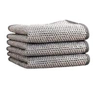 NRUFYSJG 20 pièces Miro France KitchenClean - Chiffons Magiques en Laine d'acier(5 pcs,20X20CM)