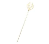 NRVTRE de Conte de fées en, Fleur, sceptres de, Gold | Bâton de cérémonie chatoyant avec décors en pour événements costumés, défilés de mode et scène de
