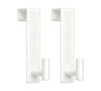 NRVTRE De crochet de en acier inoxydable avec tampon éponge antidérapant, adapté verre de 10Mm d ' épaisseur pour l ' organisation des serviettes, fixations de à forage