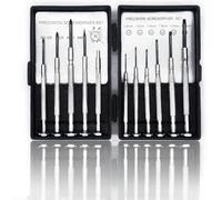 NSZETZ Lot de 11 mini tournevis de précision, petits outils avec 11 tailles de tête plate et cruciforme, outil de réparation magnétique professionnel pour bijoux, sonnette, montre, iPhone, jouets