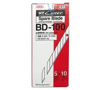 Nt Cutter Lot De 10 Packs 5 Lames De Rechange Bd-100 Pour Cutter 30 Degrés