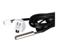 NTC Thermistor Capteur de température 10K B3950, sonde en acier inoxydable étanche magnétique, pour réservoir d'eau, serre, aquarium, chaudière, 200 mm (2 mètres étanche)