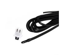 NTC Thermistor Capteur de température 10K B3950, sonde en acier inoxydable étanche, pour air/eau/aimant, plage de température jusqu'à 99 °C, 2 broches (2 mètres d'air)