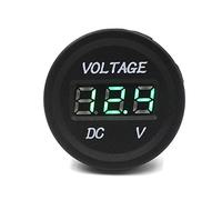 Ntcpefy Voltmetre LED Numerique Impermeable a l' de 12V-24V de Voiture (Vert)