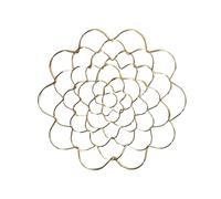 NTf194 Vase réutilisable en acier inoxydable pour arrangement floral Doré 6 x 4 x 2 cm