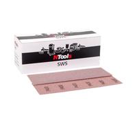 NTools SWS - Bandes abrasives 70 x 200 mm grain P120 | Bandes abrasives pour ponceuse, Patin rectangulaire pour ponceuse avec aspiration et cale à poncer