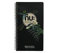 NU Cahier - Gamme Evolve - Things to Do Pad - Carnet recy ahier à spirale - Cahier de papeterie - Carnet professionnel - 120 pages