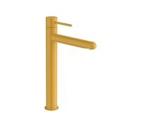 Nu mitigeur lavabo "xl" corps lisse lavabo poignée fine jaune miel - ROCA A5A343FP10