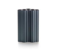 Nuage Vase Grand Acier Bleu
