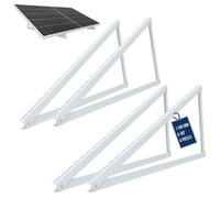 NuaSol 4x support PV pour panneau solaire Montage en hauteur jusqu'à 118cm | Toit plat panneau solaire PV | Réglable 0-90° |