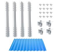 NuaSol kit de montage photovoltaïque pour toit en tôle trapézoïdale