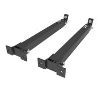 NuaSol Balcon Centrale Support 2 pièces | Réglable 390-693 mm Noir
