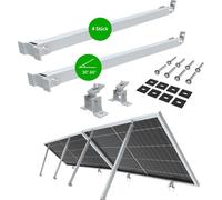 NuaSol Support pour centrale de balcon, set de 2 | Support pour panneau solaire 30-60° 700-1291mm