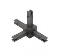 N ud d'assemblage pour système Cadro - quadruple 4D noir HETTICH