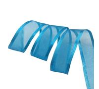 Nœud de ruban en Organza large de 15Yards, 3/4 pouces (20mm), décoration d'emballage de fête de mariage, artisanat en dentelle(Color19)